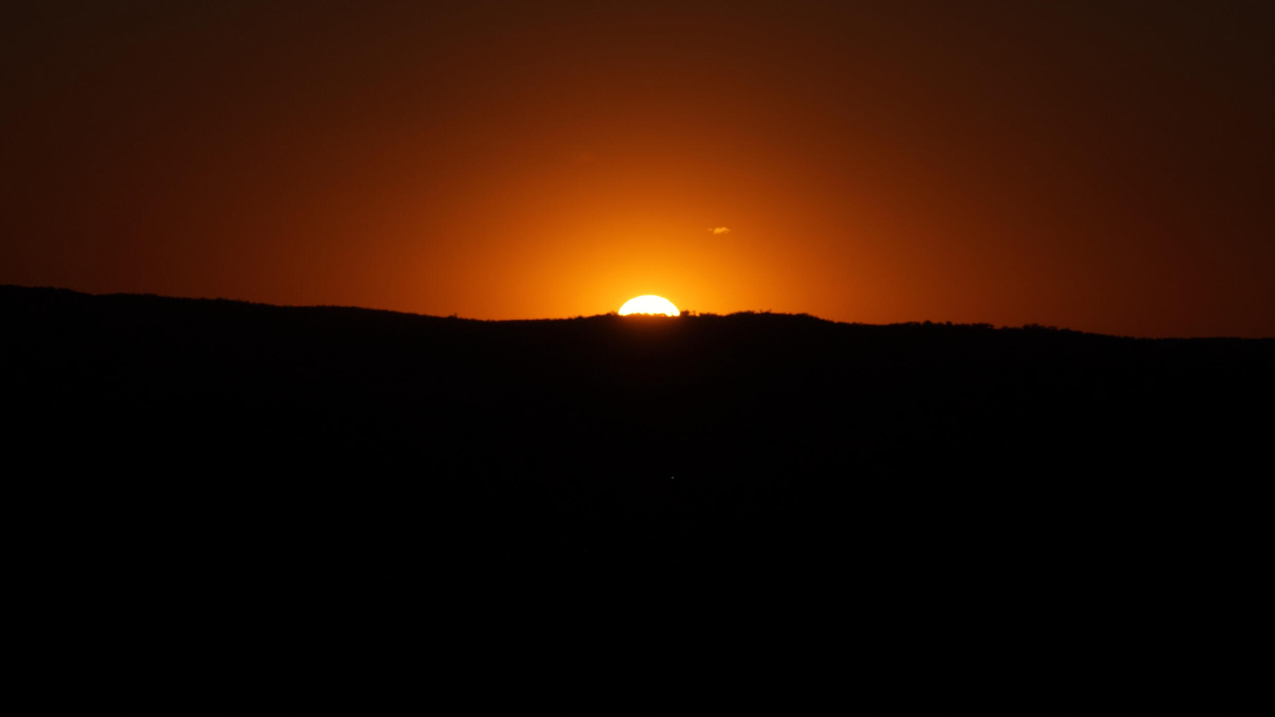 sunset from the park